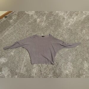 Gray/beige Long Sleeve Sweater